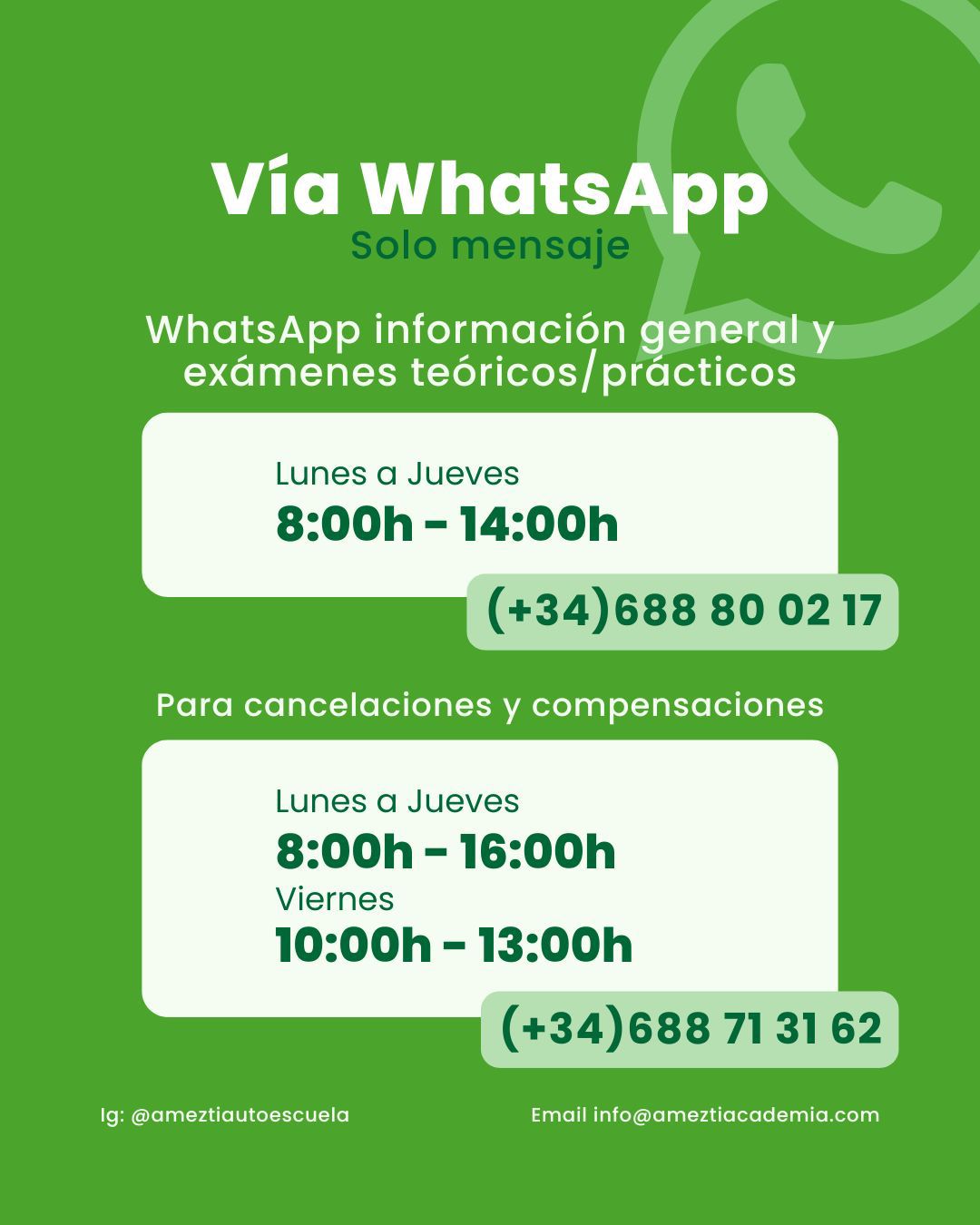 Contacto WhatsApp